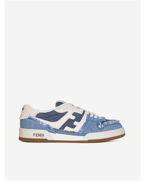 fendi mens trainers uk|Fendi denim sneakers.